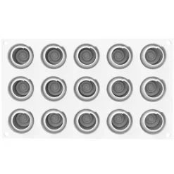 Silikomart Siliconen Vorm Givré (15) Ø4x3cm