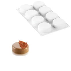 Silikomart Siliconen Vorm Essenziale (8) Ø65x25mm