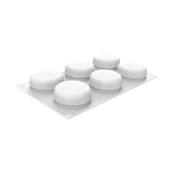 Silikomart Siliconen Vorm Neve (6) Ø7x3cm