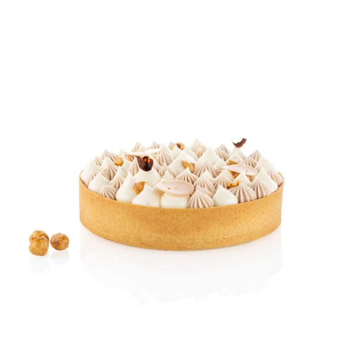 Silikomart Taarting Exoglass Geperforeerd Ø160x35(h)mm