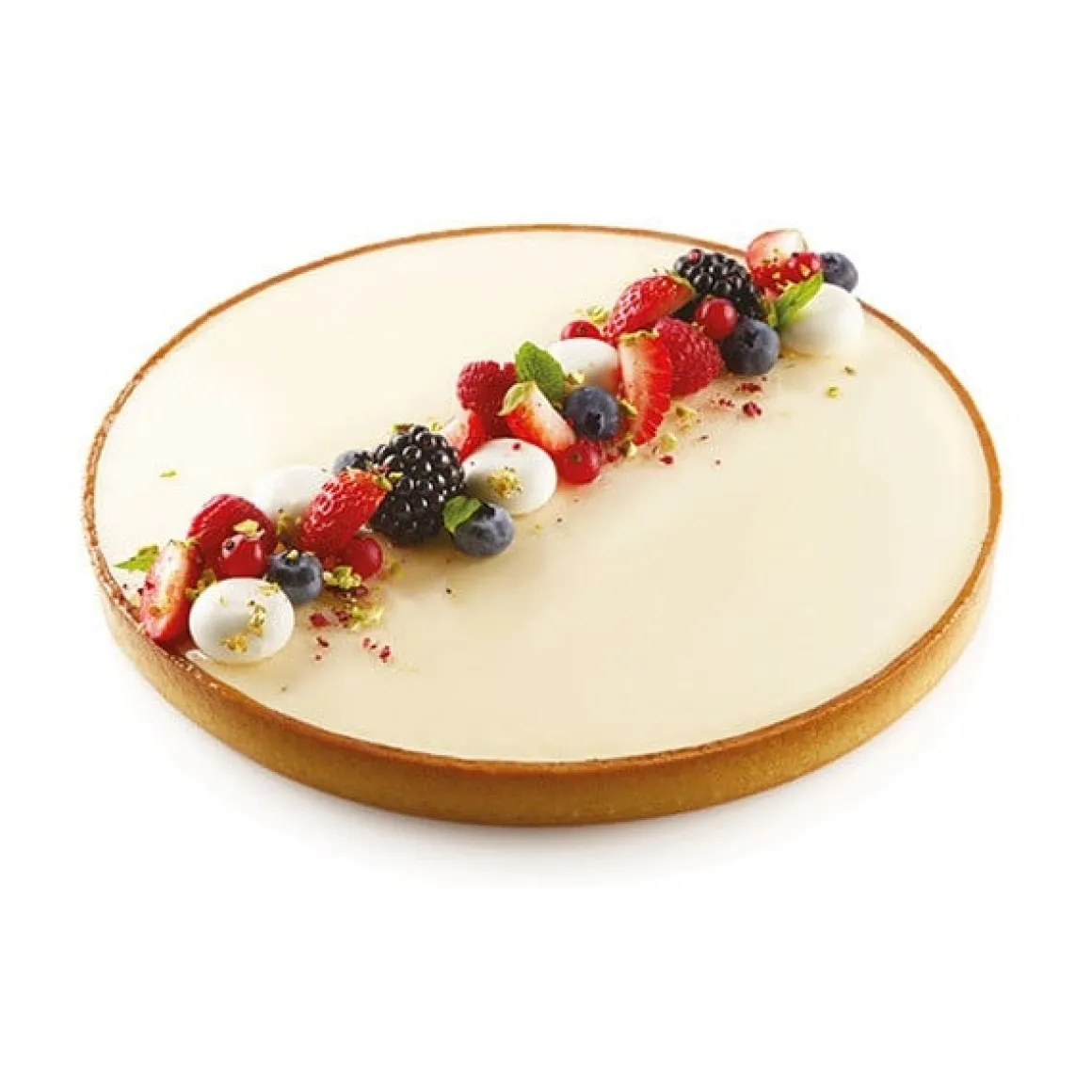 Silikomart Taartring Exoglass Geperforeerd Ø23x2cm