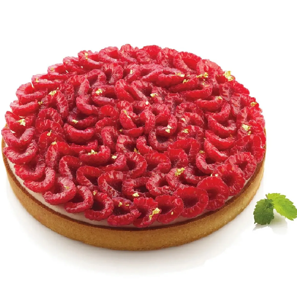 Silikomart Taartring Exoglass Geperforeerd Ø21x2cm