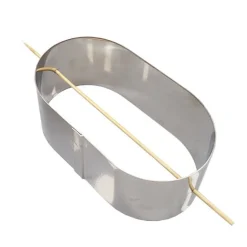 Sloffenring Cake Cerise RVS 18cm**