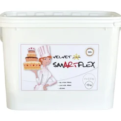 SmartFlex Fondant Wit Velvet Vanille 10kg