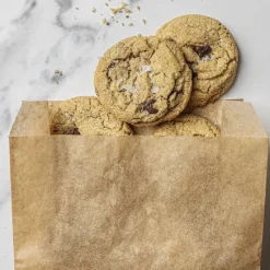 Snack/Broodzak Ongebleekt Papier 19x16,2x5,7cm 48st.