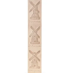 Speculaasplank Drie Molens (3x) 11,5x7,5cm.