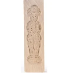 Speculaasplank Medium Pop Man (Piet) 20,5x5,5cm.