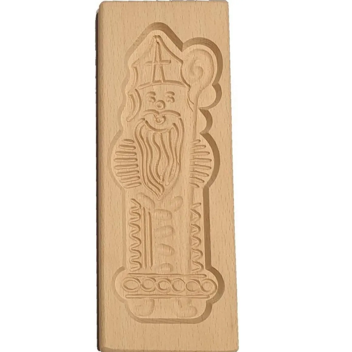 Speculaasplank Sint 19x8cm.