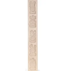 Speculaasplank Vijf Figuren (5x) 9x5,5cm.