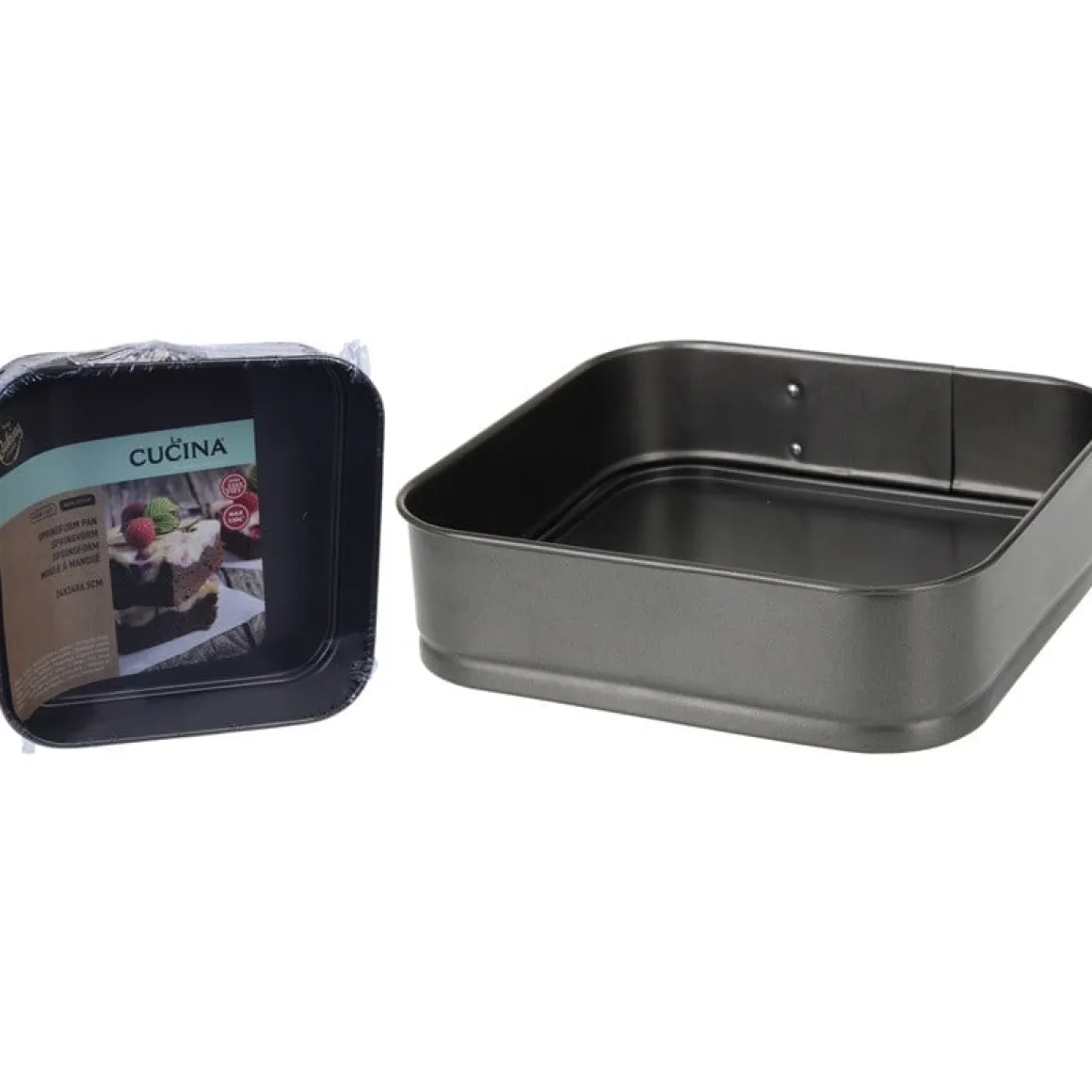 Springvorm Vierkant 24cm