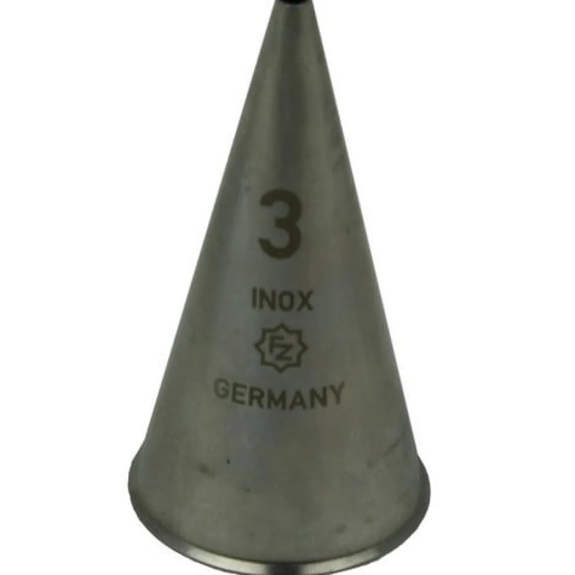 Spuitmondje Glad RVS 3mm