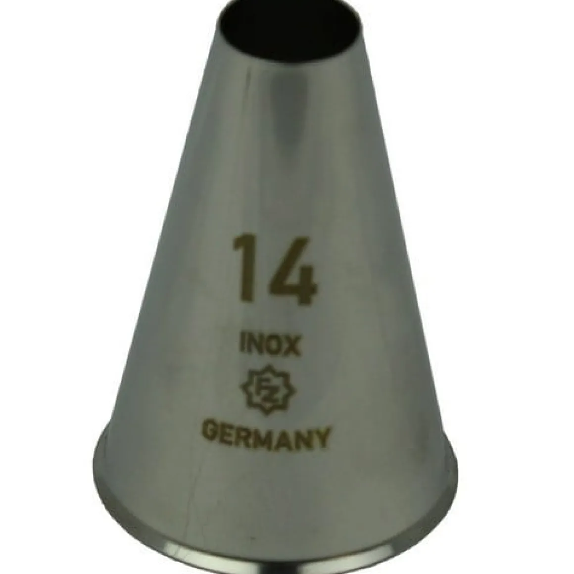 Spuitmondje Glad RVS 14mm