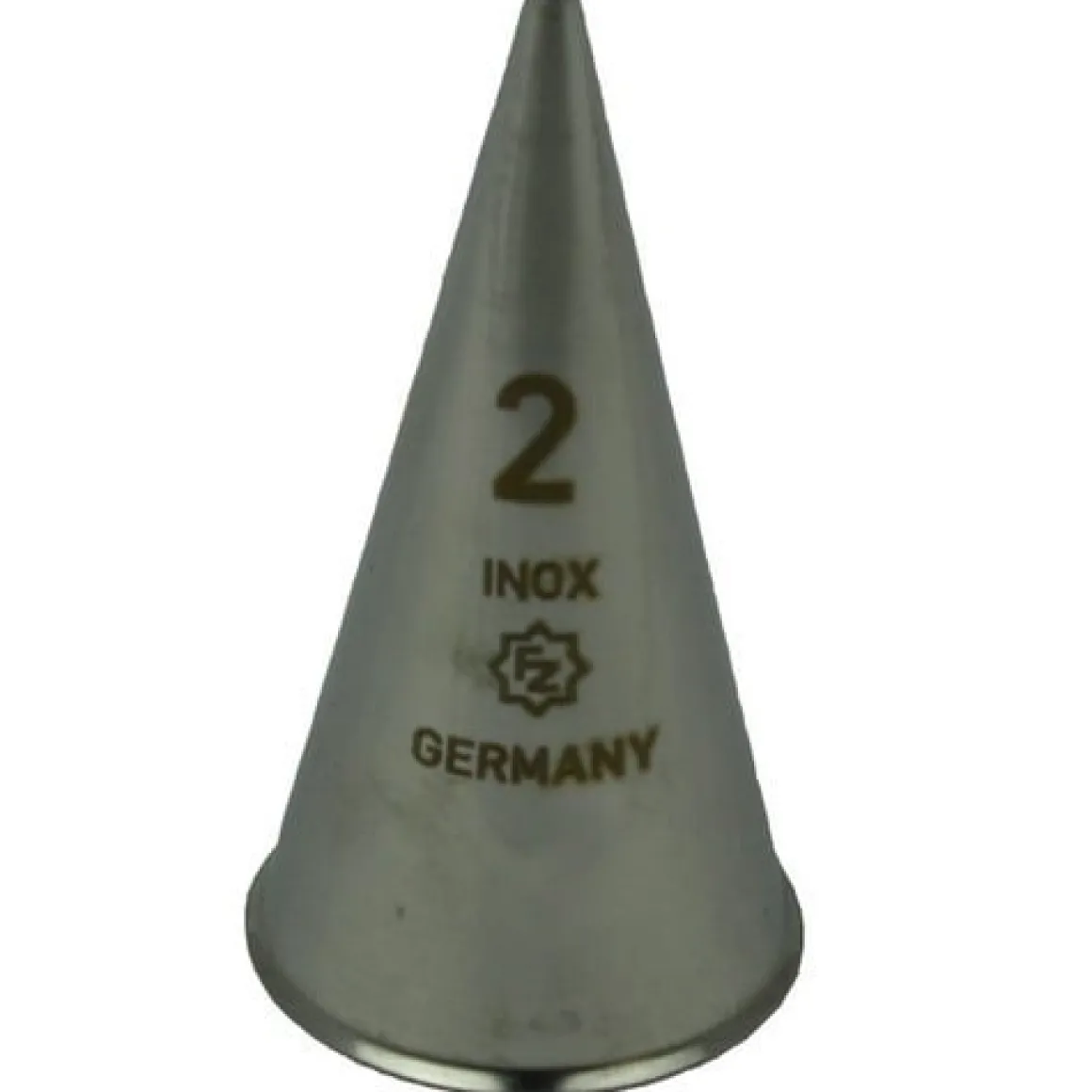 Spuitmondje Glad RVS 2mm