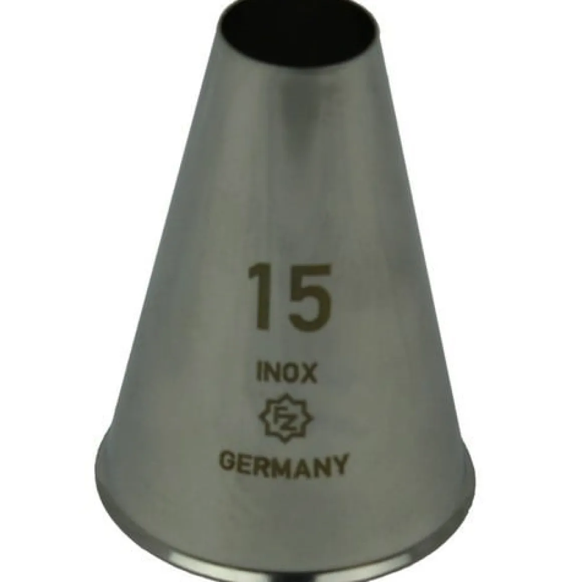 Spuitmondje Glad RVS 15mm