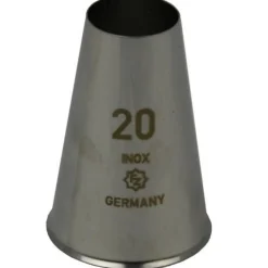 Spuitmondje Glad RVS 20mm