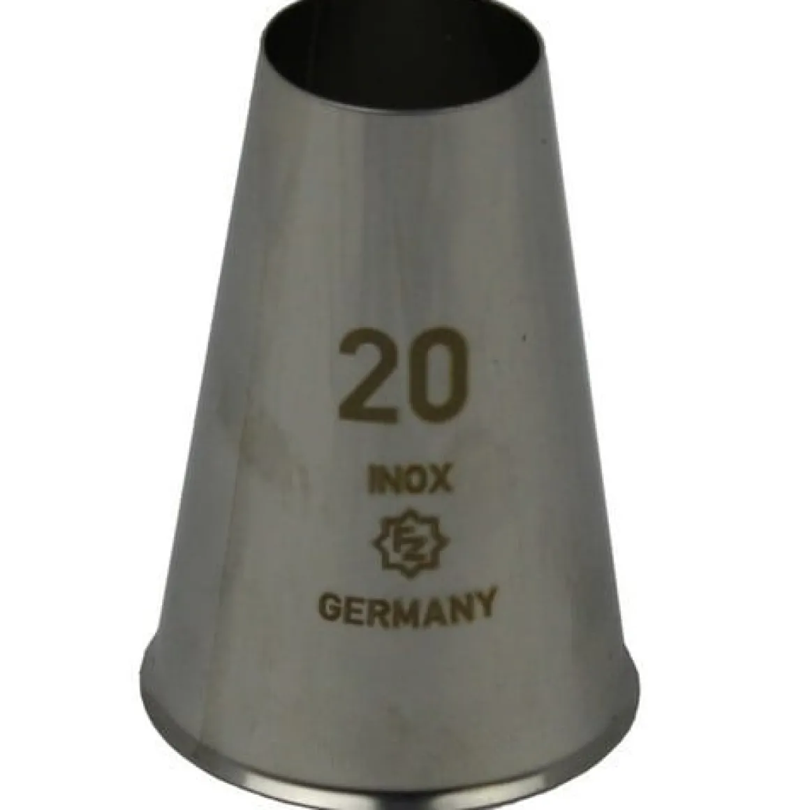 Spuitmondje Glad RVS 20mm