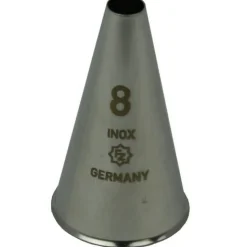 Spuitmondje Glad RVS 8mm