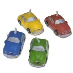 Städter Auto Taartkaarsjes set/4