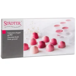 Städter Bonbonvorm Rond Geribbeld (21) Ø28mm