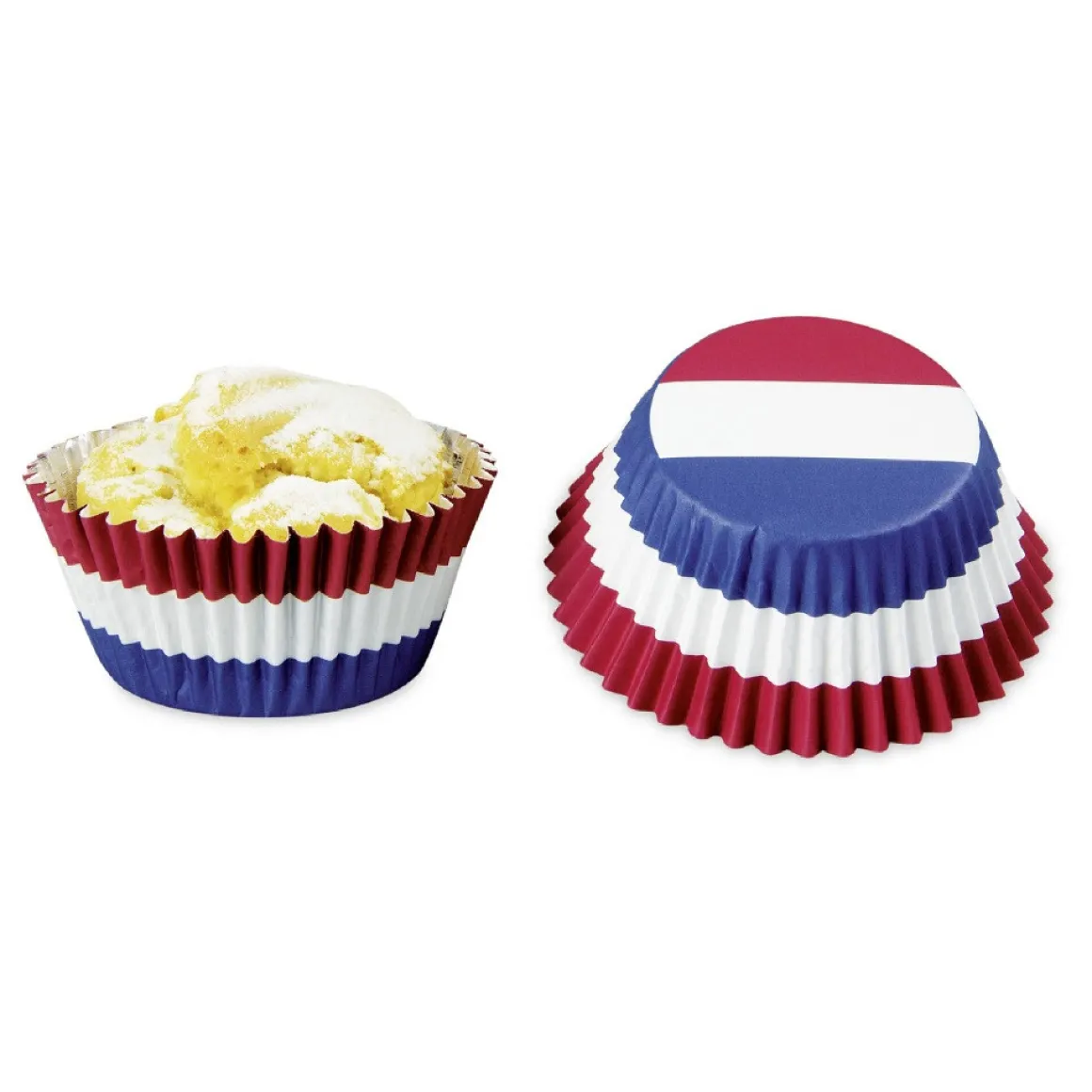 Städter Cupcake Vormpjes Nederlandse Vlag 50x30mm 50st.