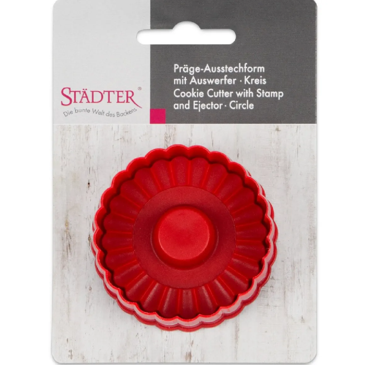 Städter Plunger Cutter Rond Gekarteld Ø6cm