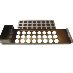 Strijksjabloon RVS Rondjes Ø4cm (galettes)**