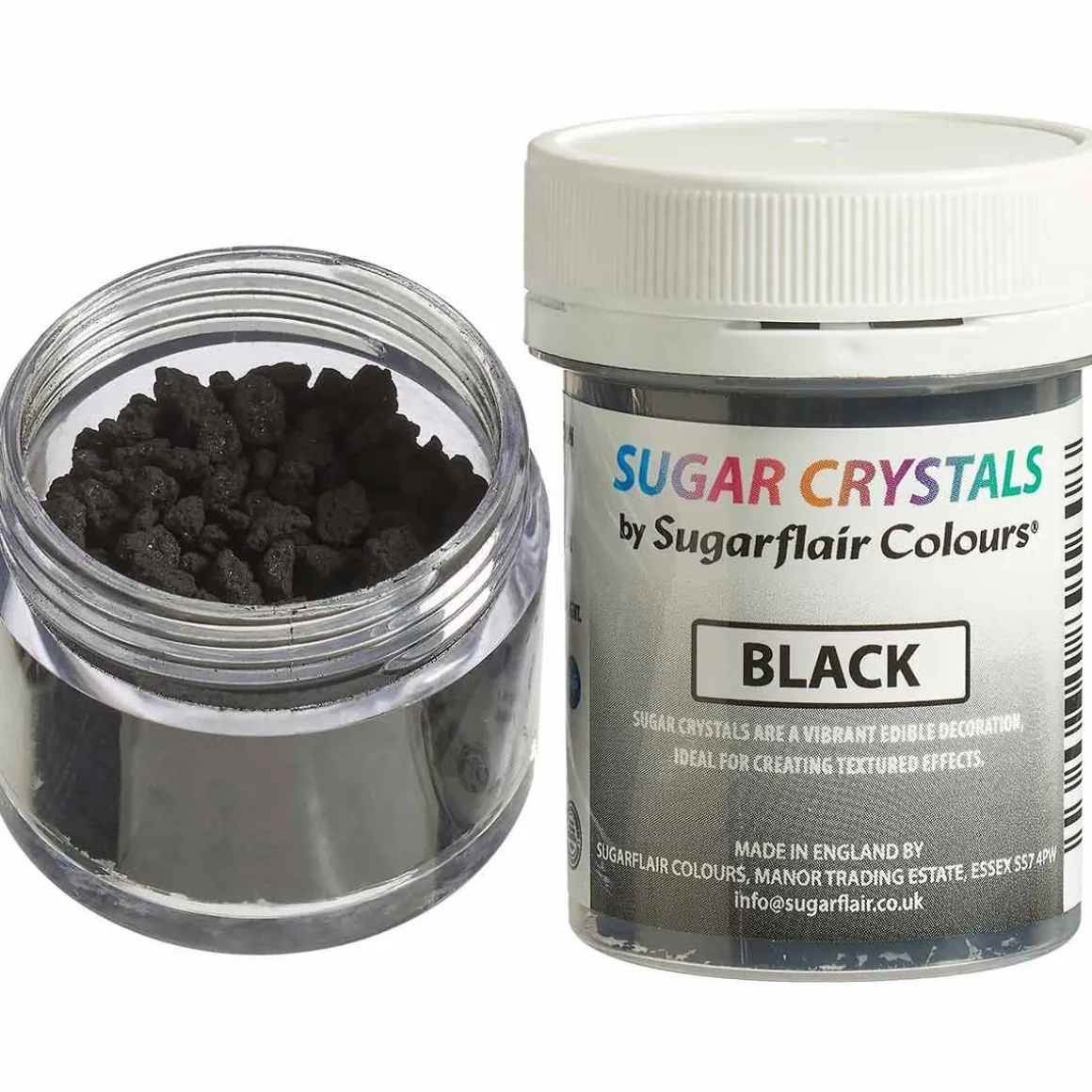 Sugarflair Suikerkristallen Zwart 40g