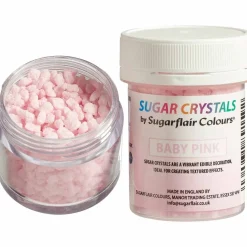 Sugarflair Suikerkristallen Baby Roze 40g