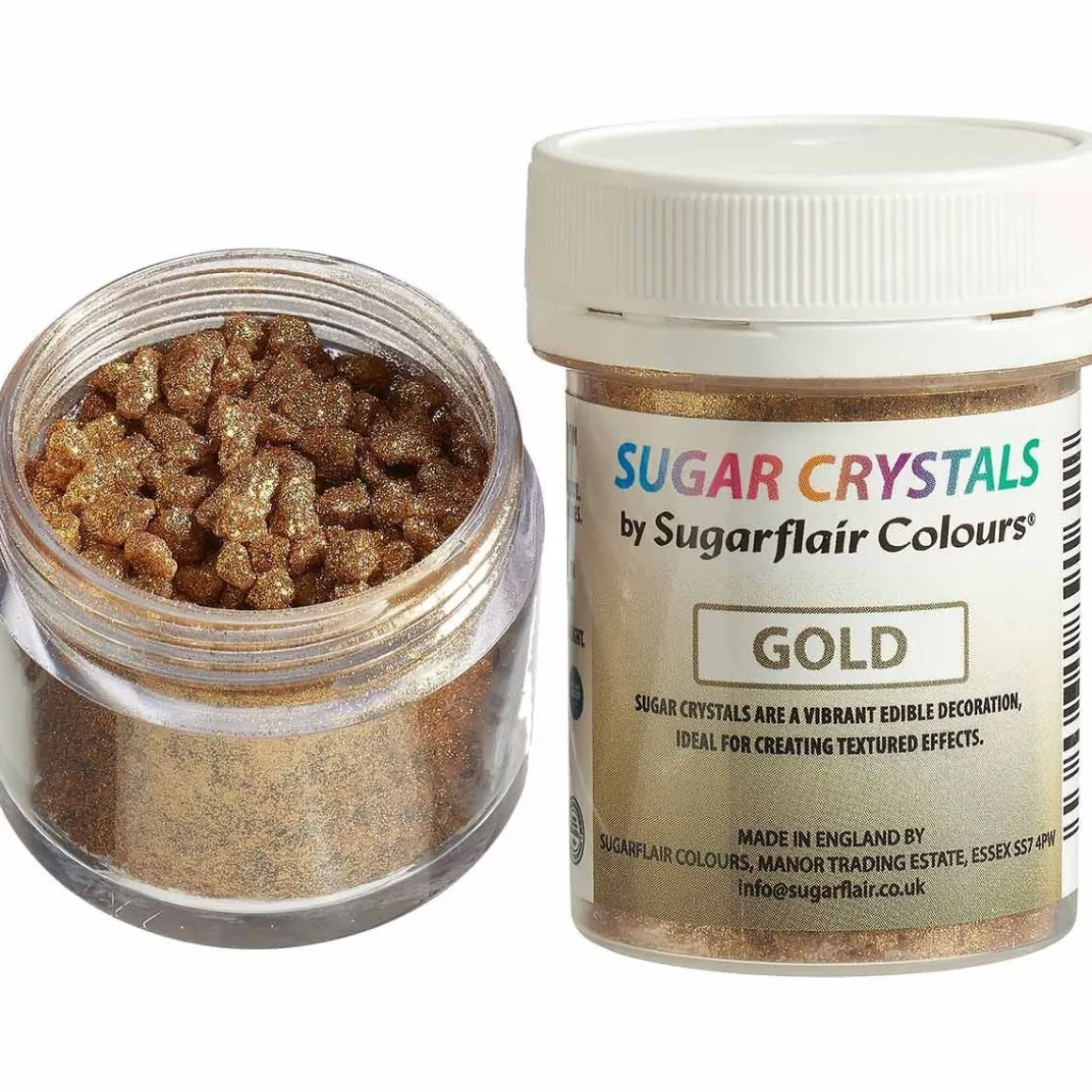 Sugarflair Suikerkristallen Goud 40g