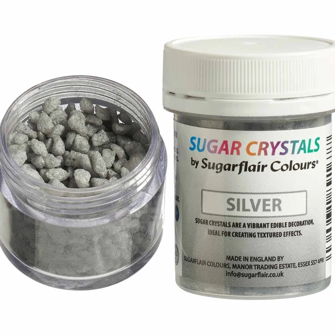 Sugarflair Suikerkristallen Zilver 40g**