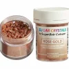 Sugarflair Suikerkristallen Rose Goud 40g