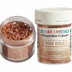 Sugarflair Suikerkristallen Rose Goud 40g