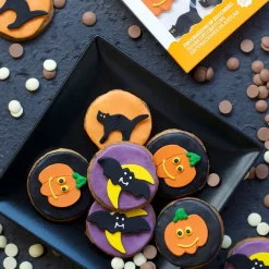 Suikerdecoratie Halloween 3 cm 6 stuks