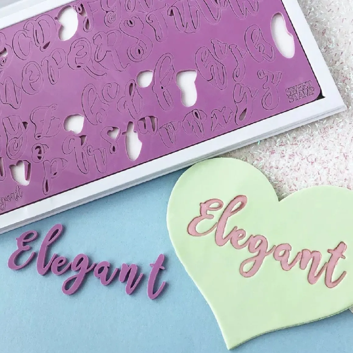 Sweet Stamp Elegant Letters Set