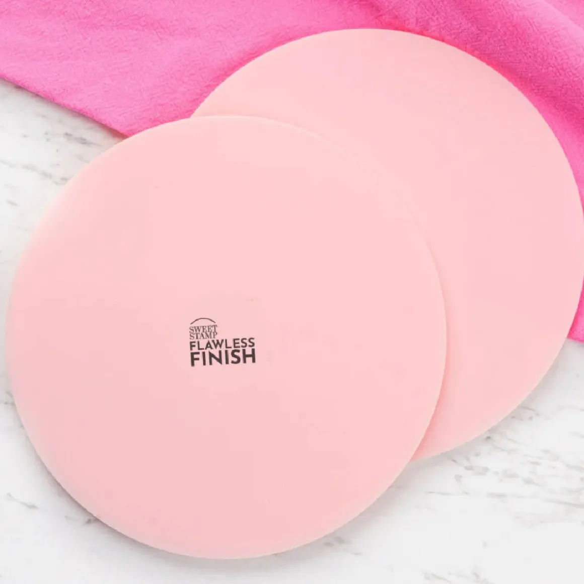 Sweet Stamp Flawless Botercreme Plaat Rond Ø20cm Set/2