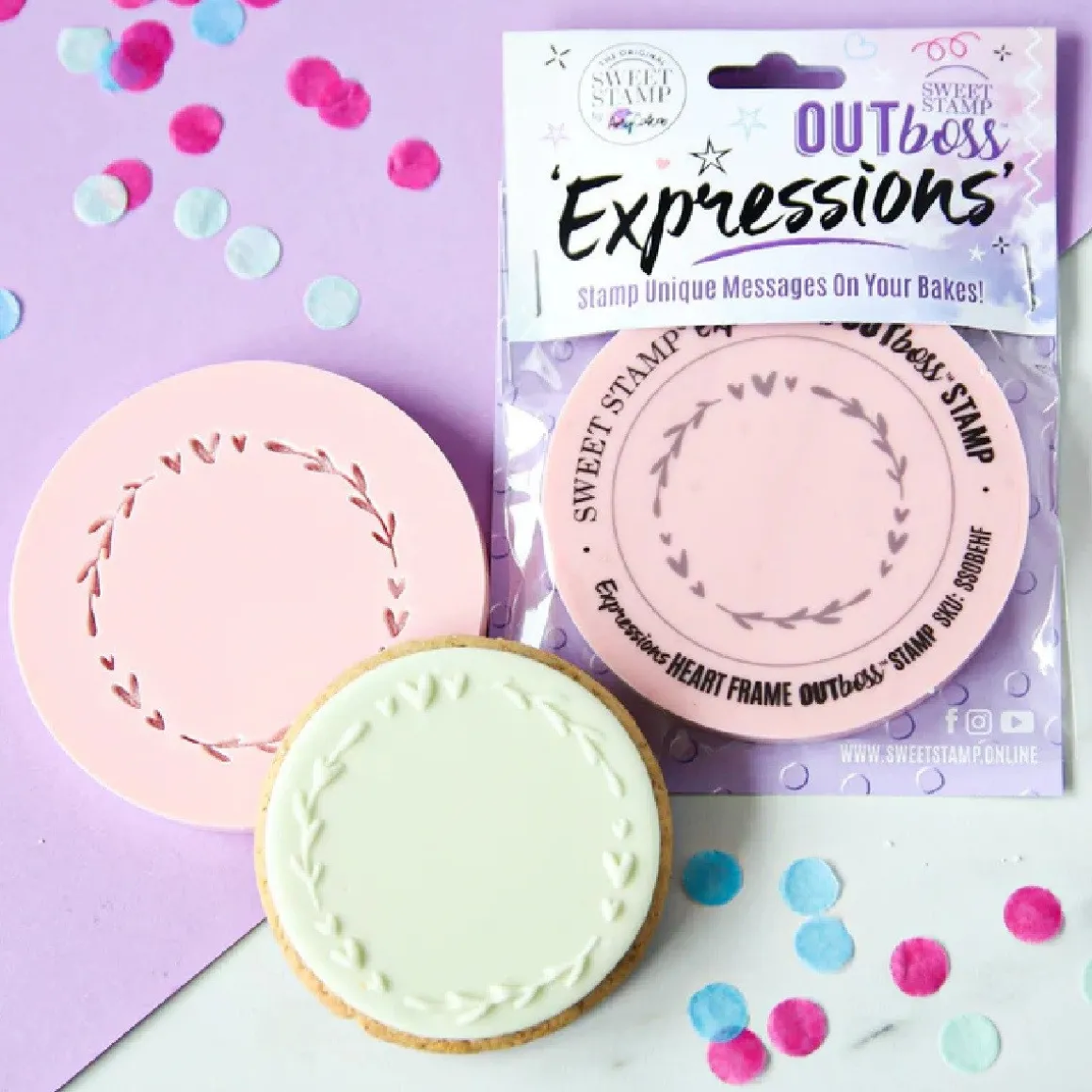 Sweet Stamp Outboss Heart Frame