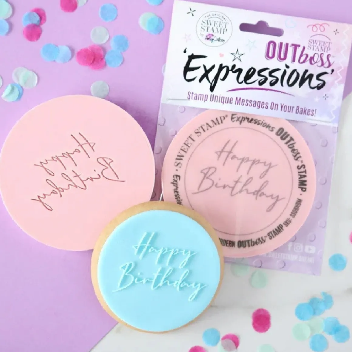 Sweet Stamp Outboss Modern Happy Birthday