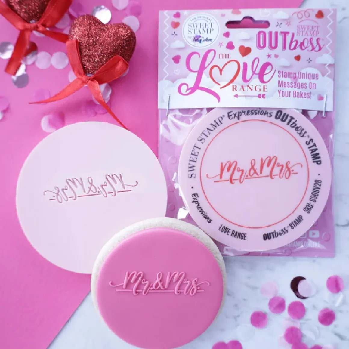 Sweet Stamp Outboss Mr & Mrs