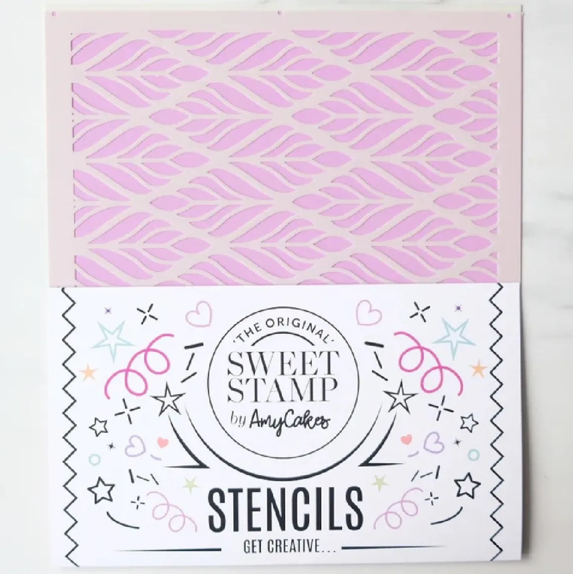 Sweet Stamp Stencil Marabou 21,5x25cm