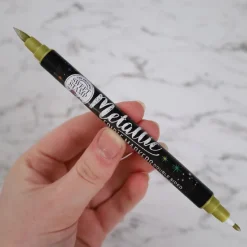 Sweet Stamp Stift Eetbare Inkt Dubbelzijdig Metallic Goud