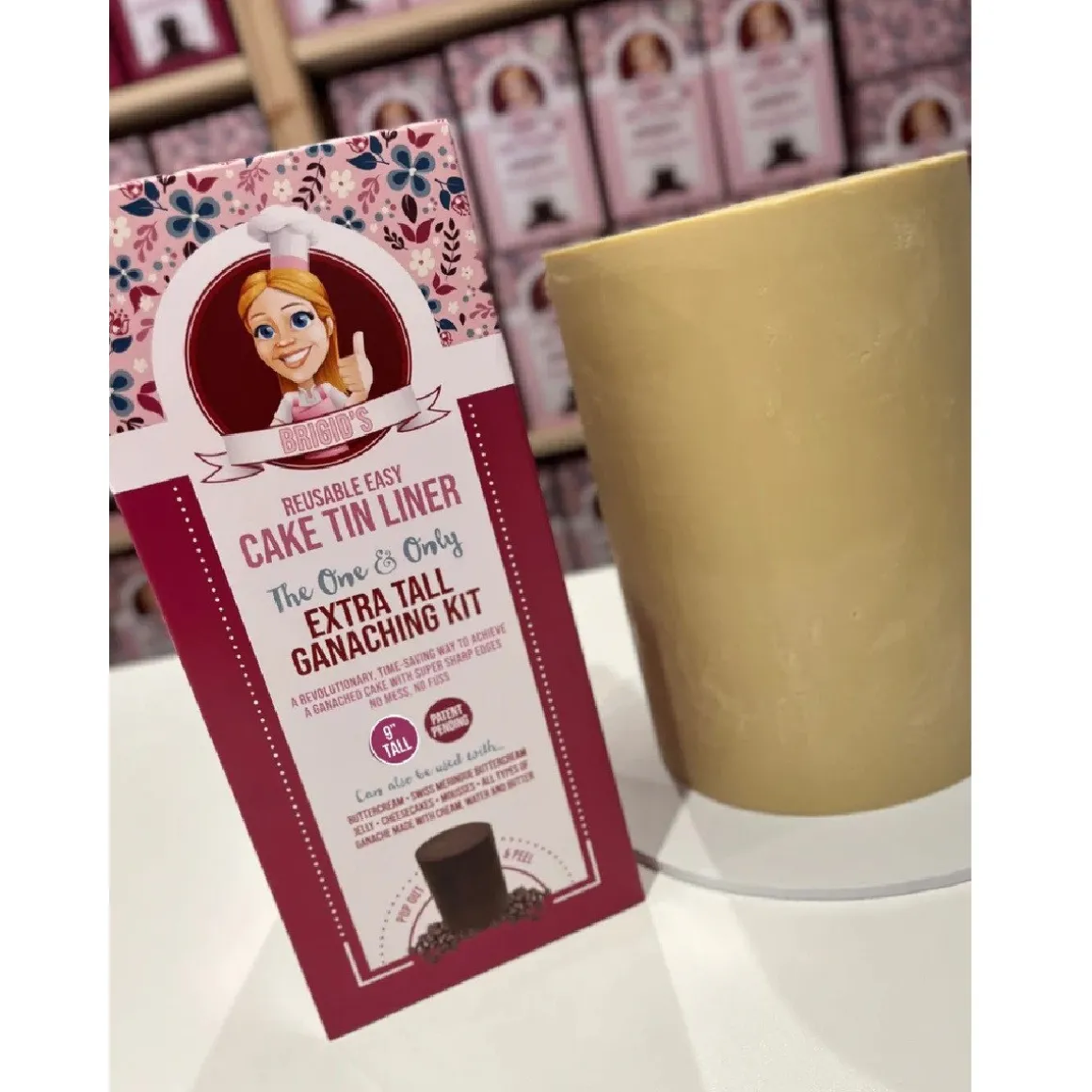 Taart Coating Kit Extra Hoog 23cm