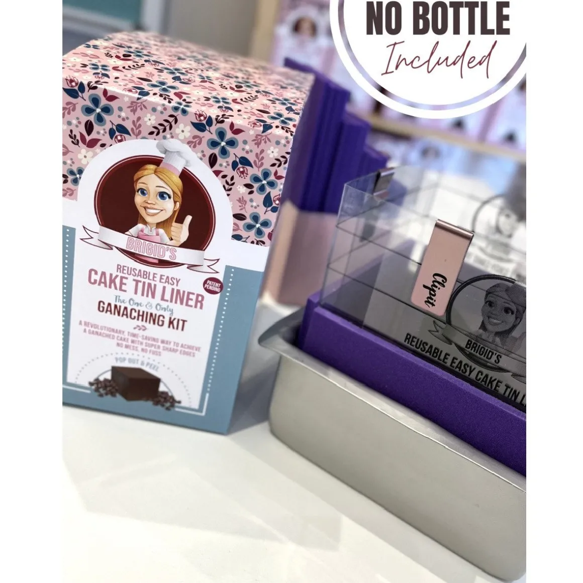 Taart Coating Kit Vierkant Set/3**