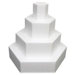 Taart Dummy Zeshoek 5cm -Ø25cm-