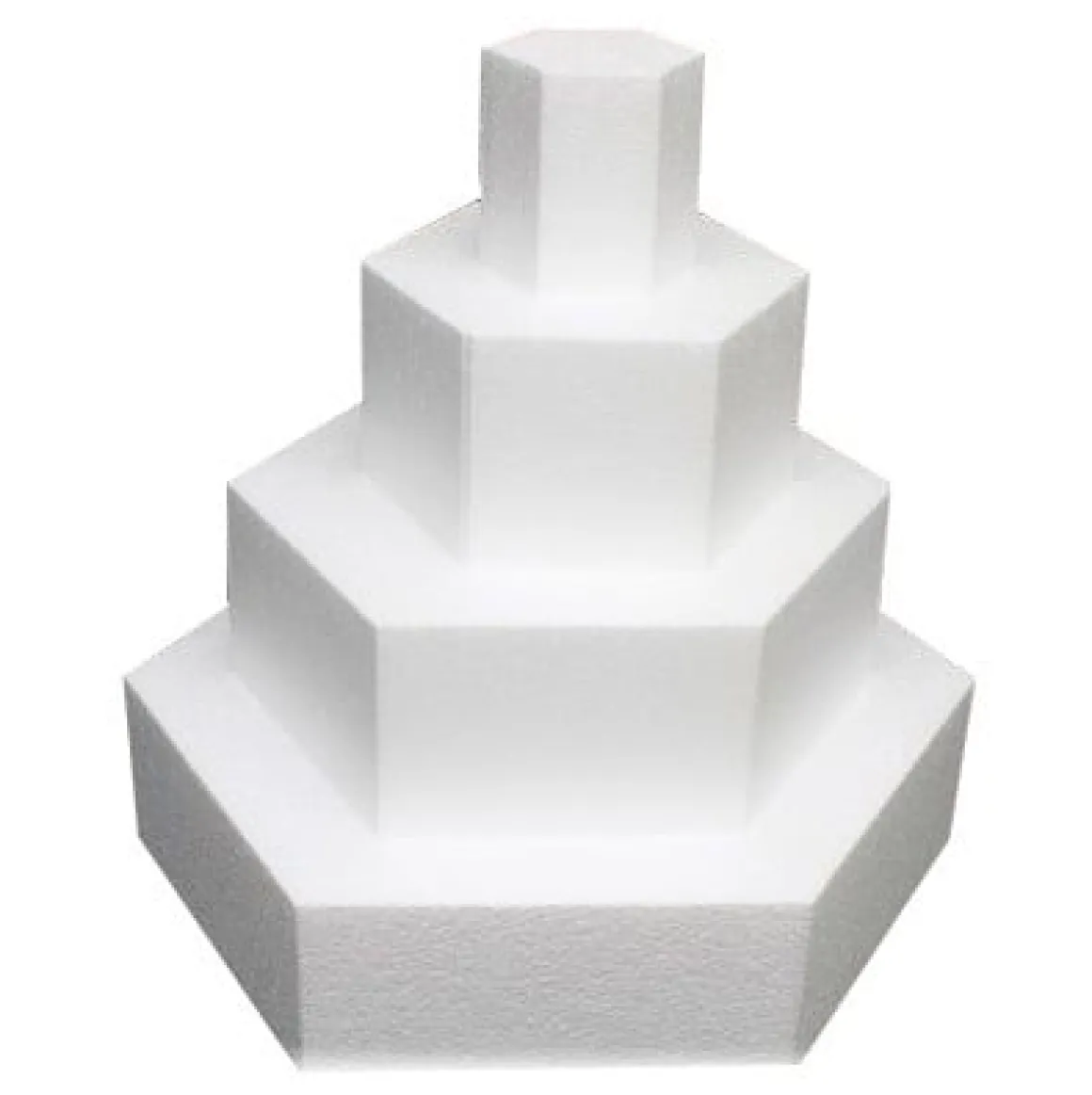 Taart Dummy Zeshoek 5cm -Ø15cm-