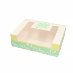 Taartdoos met venster 26x20x8cm. Voorjaar
