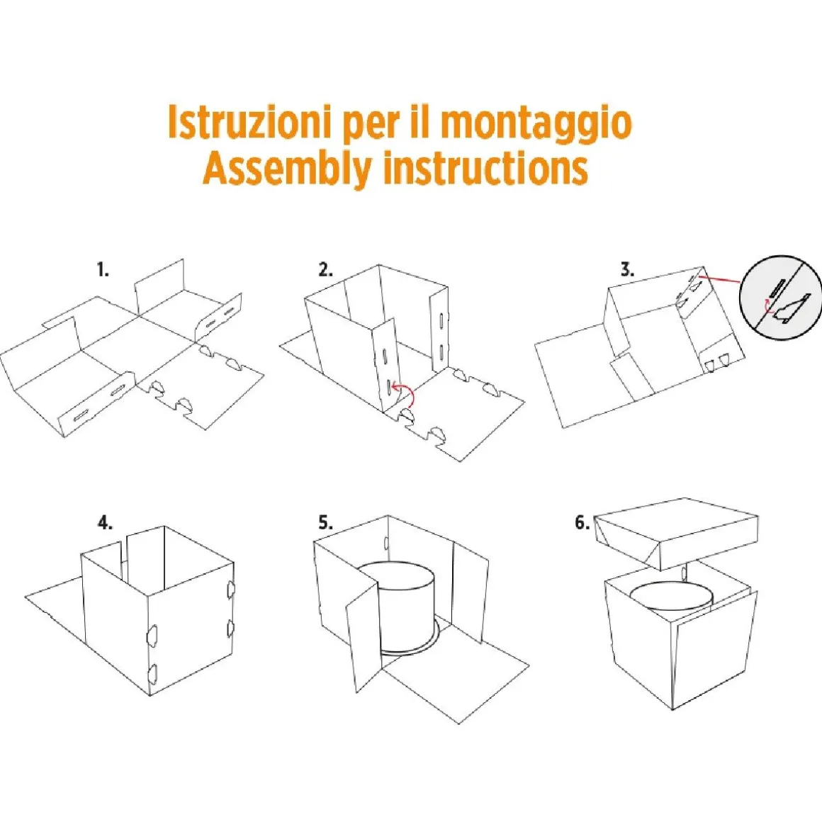 Taartdoos 30,5x30,5x30cm