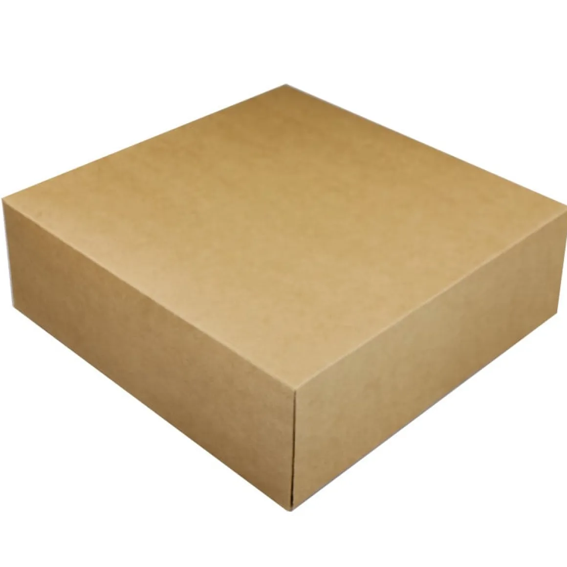 Taartdoos 30x30x10cm. Kraft 50st