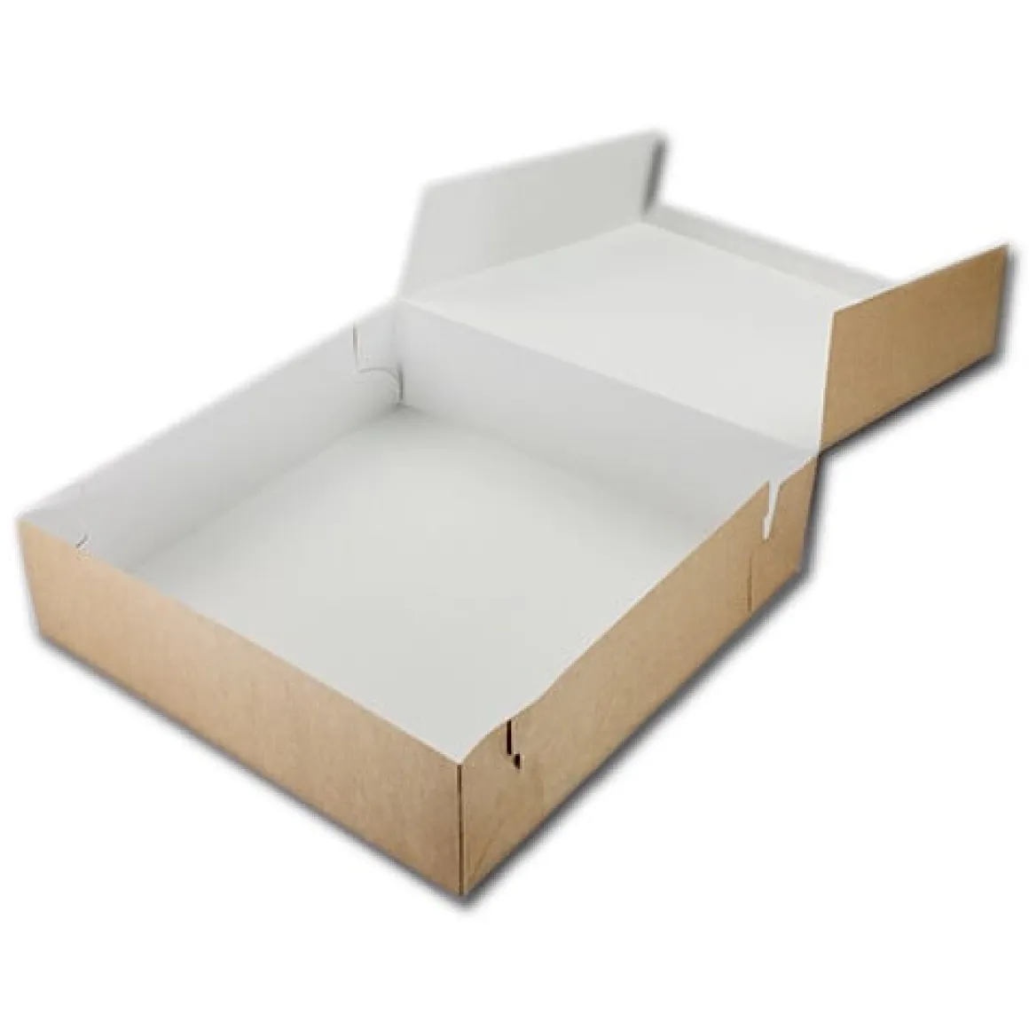 Taartdoos 30x30x8cm. Kraft 50st