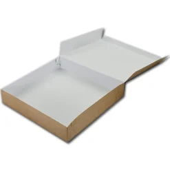 Taartdoos 25x25x5cm. Kraft 3st