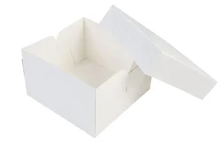 Taartdoos 25x25x15cm. Wit 50st